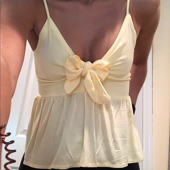 Pacsun LA Hearts XS Yellow Top - Picture 2 of 6